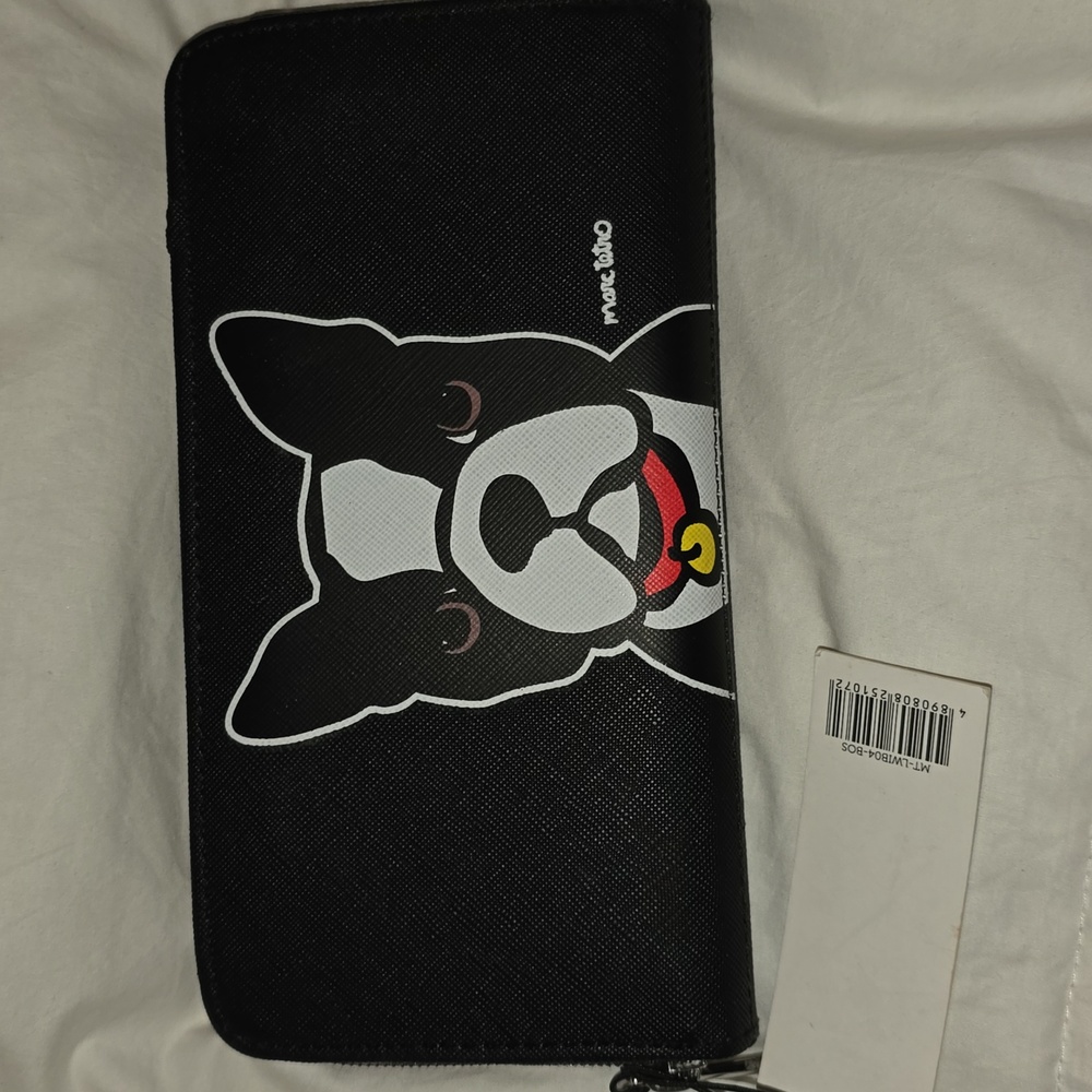 Marc Tetro Boston Terrier Wallet 8 X 4.5
